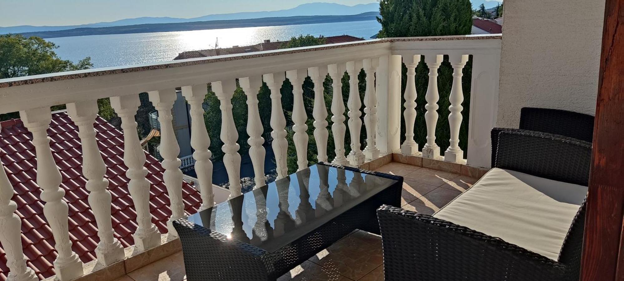 Apartment Teresa With Big Terrace Dramalj Crikvenica Bagian luar foto